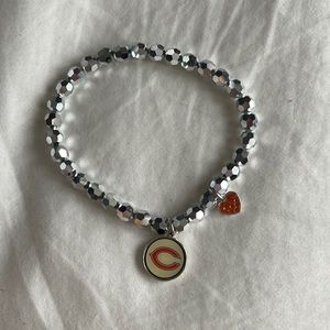 Chicago bears beaded bracelet